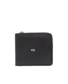 Y-3 Logo-print Bi-fold Wallet In Black