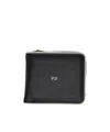 Y-3 Logo-print Bi-fold Wallet In Black