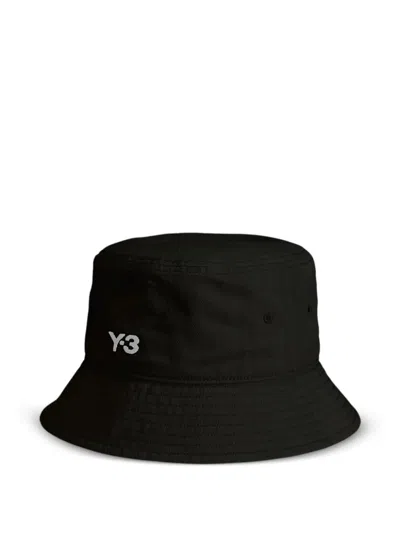 Y-3 Logo-print Black Bucket Hat