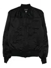 Y-3 Logo-print Bomber Jacket In Black