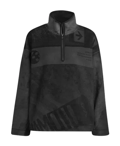 Y-3 Logo-print Brushed Jumper In Black