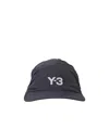 Y-3 Logo-print Cap In Black
