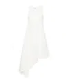 Y-3 Logo-print Cotton Minidress In White