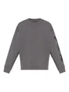Y-3 Logo-print Cotton Sweatshirt In Gray