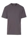 Y-3 Logo-print Crew-neck Tee In Purple