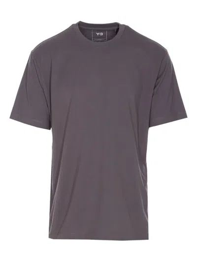 Y-3 LOGO-PRINT CREW-NECK T-SHIRT