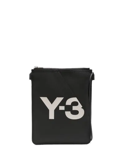 Y-3 Logo-print Cross Body Bag In Black