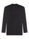 Y-3 Logo-print Long-sleeve T-shirt In Black
