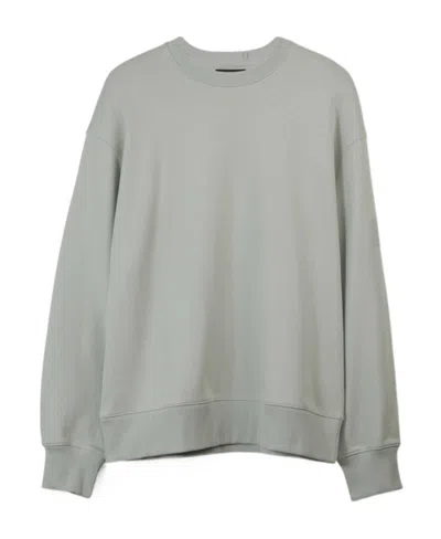 Y-3 Logo-print Organic-cotton Sweatshirt In Gray