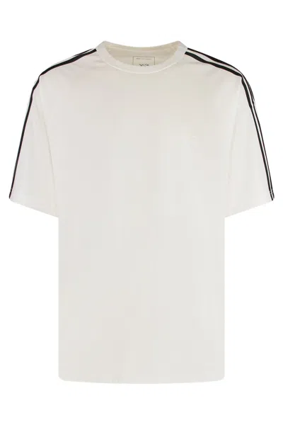 Y-3 Logo Print Oversize T-shirt In White