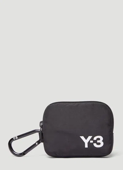 Y-3 Logo Print Pouch In Black
