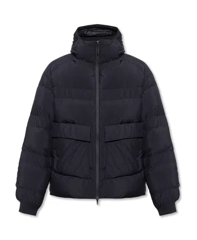 Y-3 Logo-print Puffer Jacket In Black