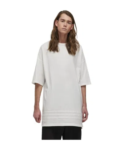 Y-3 Logo-print Short-sleeve T-shirt In White