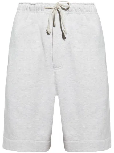 Y-3 Logo-print Shorts In Grau