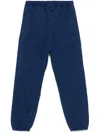 Y-3 Logo-print Sweatpants In Blue