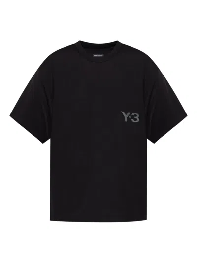 Y-3 Logo-print T-shirt In Black