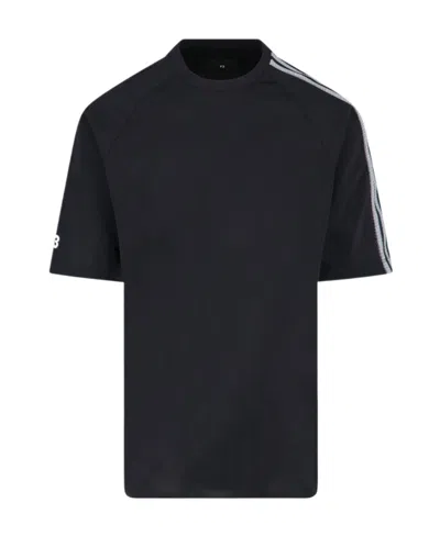 Y-3 Y-3 LOGO PRINTED CREWNECK T-SHIRT