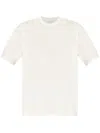 Y-3 Crewneck Graphic Print Oversize Short Sleeve T-shirt In White