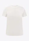 Y-3 Logo Print T-shirt In White