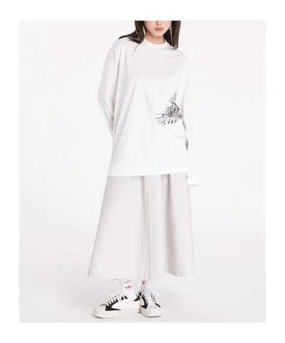 Y-3 Logo-print T-shirt In White
