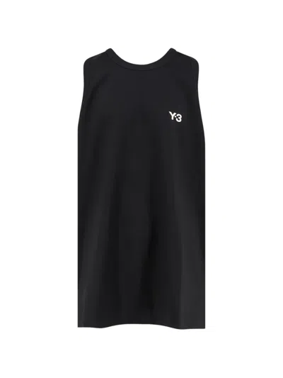 Y-3 LOGO-PRINT TANK TOP