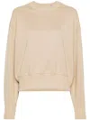 Y-3 Logo-print Tonal Sweatshirt In Neutrals