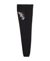 Y-3 Graphic Print Track Pants For Men And Women In Black
