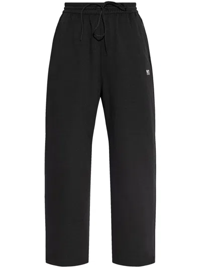 Y-3 Logo-print Track Pants In Black