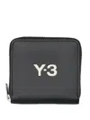 Y-3 Zipper Wallet In Black