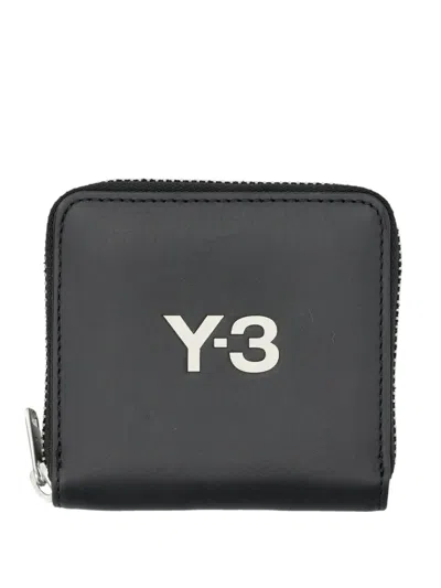 Y-3 LOGO-PRINT WALLET