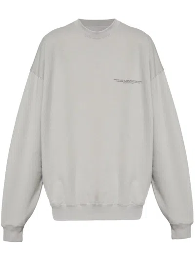 Y-3 Adidas Y 3 Adidas Y 3 Logo Crew Sweatshirt In Gray