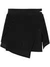 Y-3 Run Skort In 黑色