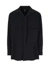 Y-3 Relaxed Fit Shirt With Functional Elements In Black