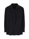 Y-3 Relaxed Fit Shirt With Functional Elements In Black  