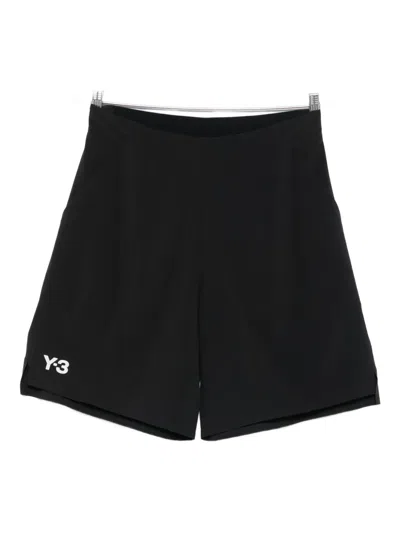 Y-3 Logo Shorts In Black