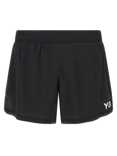 Y-3 Logo Shorts In Black