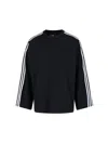 Y-3 Three-stripe Long-sleeve T-shirt In Black