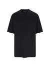 Y-3 M Reg Ss Tee In Black  
