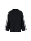 Y-3 Three-stripe Long-sleeve T-shirt In Black