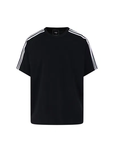 Y-3 Logo T-shirt In Black