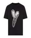 Y-3 Logo Gfx Tee In Black