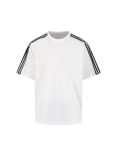 Y-3 Logo T-shirt In White