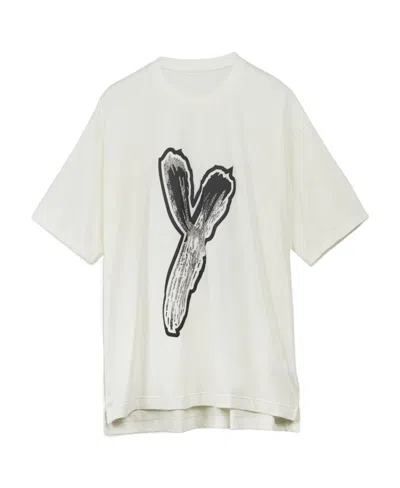 Y-3 Logo-print T-shirt In White