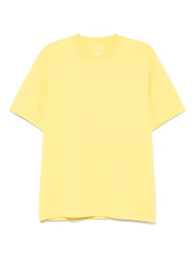 Y-3 Logo-tape T-shirt In Yellow