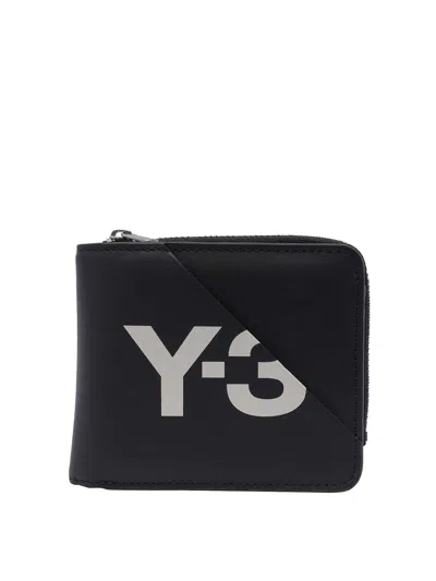 Y-3 Logo Wallet In Negro