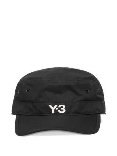 Y-3 Logo Workwear Cap In Black