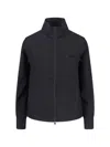 Y-3 Logo Zip Sweatshirt - Black In Black