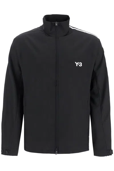 Y-3 Logo Zip Sweatshirt In Black