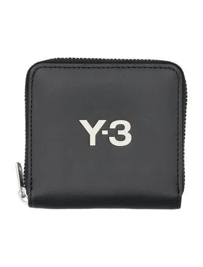 Y-3 Logo Zip Wallet