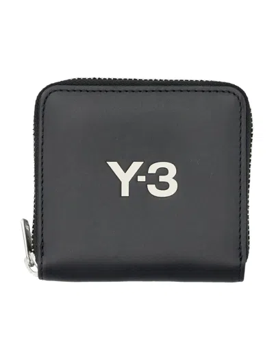 Y-3 LOGO ZIP WALLET